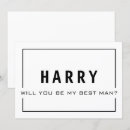 Search for will you be my bestman Black white