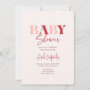 Search for pink and red baby shower invitations Mother to be
