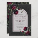 Search for red and grey wedding invitations Flowers
