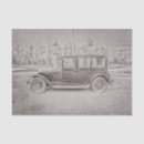 Search for vintage car tissue paper Decoupage