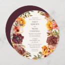 Search for floral circle wedding invitations Watercolor