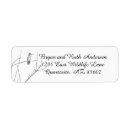 Search for stick on return address labels Black and white