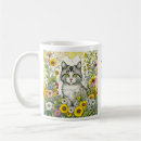 Search for gray cat mugs Flowers