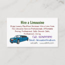 Search for limousine business cards Vehicle