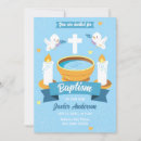 Search for blue christening invitations Minimal