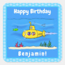 Search for submarines stickers For kids