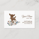 Search for deer business cards Flowers