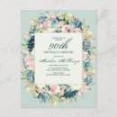 Search for blush pink floral birthday invitations Botanical