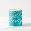 Search for metallic blue mugs Girly