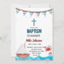 Search for nautical christening invitations Under the sea