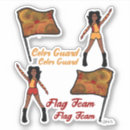 Search for gold flag stickers Red