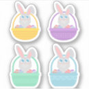 Search for colored eggs stickers Basket