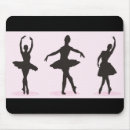Search for ballet silhouette mousepads Pink