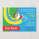 Search for water slide party invitations Boy