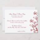 Search for red chinese wedding invitations Flowers