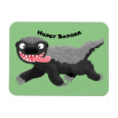 Search for badgers magnets Cartoon