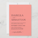 Search for salmon wedding invitations Simple