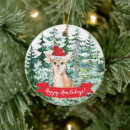 Search for chihuahua christmas tree decorations Unique
