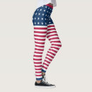 Search for red white blue stripes leggings Flag