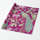Search for peacock gift wrap Chinoiserie