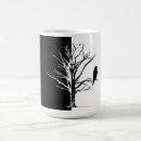 Search for bird silhouette mugs Crows