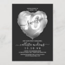 Search for chic sweet 16 invitations Simple minimalist