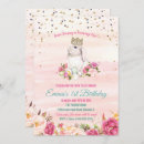 Search for some bunny birthday invitations Watercolor