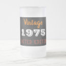 Search for 50th birthday beer glasses Vintage