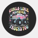 Search for girl monster stickers Cute