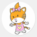 Search for tiger girl stickers Cute