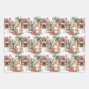 Search for gingerbread house wrapping paper Candy cane