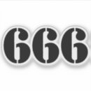 Search for 666 stickers Antichrist