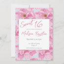 Search for fuschia birthday invitations Floral