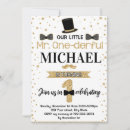Search for mr onederful invitations 1st