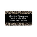 Search for leopard print return address labels Modern