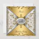 Search for silver 45th birthday invitations Gold