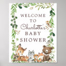 Search for woodland welcome signs Baby shower