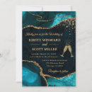 Search for agate wedding invitations Gold glitter