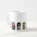 Search for matryoshka mugs Russian