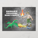 Search for viking birthday invitations Dragon