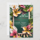 Search for tropical flowers invitations Botanical
