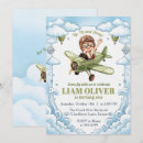 Search for vintage aeroplane invitations Up up and away