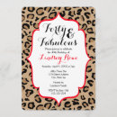 Search for forty and fabulous 40th birthday invitations Red