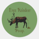 Search for funny reindeer stickers Christmas humour