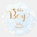 Search for baby shower boy prince stickers Gold
