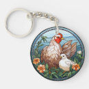 Search for hen and chick key rings Farm