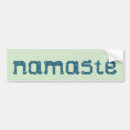 Search for namaste bumper stickers Green