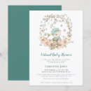 Search for flower borders baby shower invitations Vintage