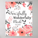 Search for fearfully and wonderfully made posters Verse