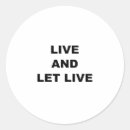 Search for let live stickers Animal rights